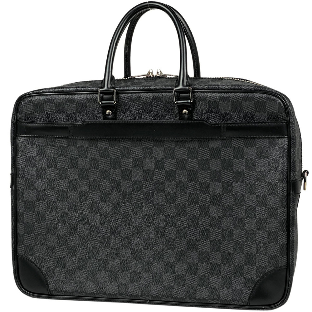 Louis Vuitton Porte documents Voyage Handbag Briefcase Business Bag Damier